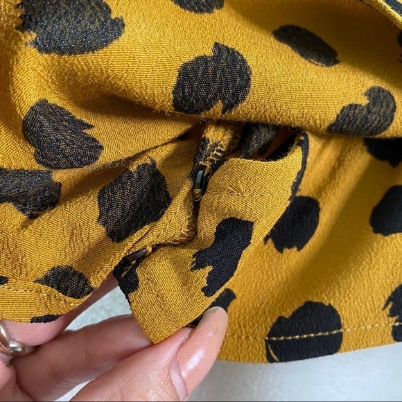 MADEWELL Sash-Tie Wrap Top in Painted Spots Size XS - Picture 6 of 10